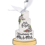 Wedding Cake Flat Ornament