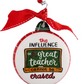 Teacher Blackboard Puff Ornament