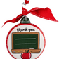 Teacher Blackboard Puff Ornament