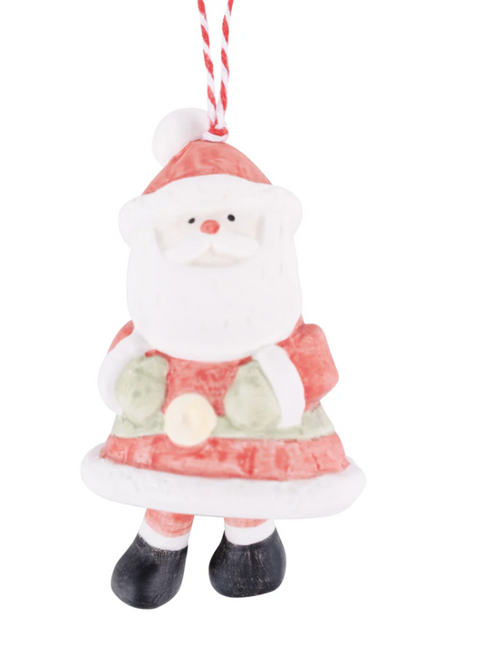 Jolly Santa Ornament