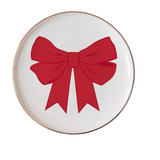 Red Bow Appetizer Plate