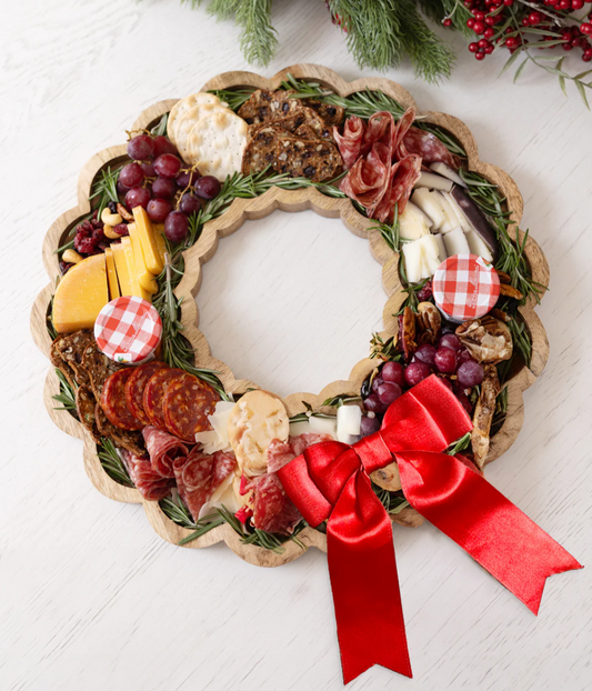 Wood Wreath Board w/ Bow