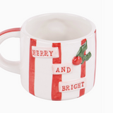 Merry & Bright Wreath Mug