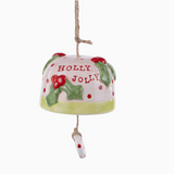 Holly Jolly Bell Holiday Ornament