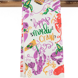 Happy Mardi Craw Kitchen Towel