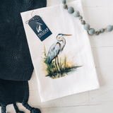 Blue Heron Kitchen Towel