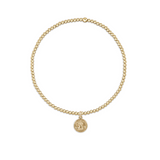 Enewton Classic Gold 2mm Bead Bracelet w/ Protection Small Disc