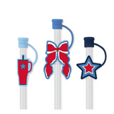 Miss Independence Straw Topper Set