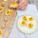Appetizer Plates | Green Stripe