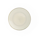 Appetizer Plates | Green Stripe