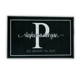 Wedding Initial & Date Door Mat