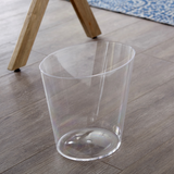Acrylic Oval Trash Can