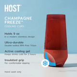 Modern Champagne Freeze Cooling Cup