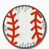 Baseball Door Hanger Mini