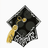 Grad Hat Door Hanger Mini