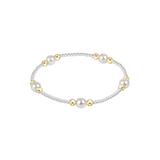 Purpose Pearl 6mm Bead Bracelet in Mixed Metal