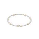 Purpose Pearl 4mm Bead Bracelet in Mixed Metal