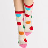 Ivory Ornament Socks