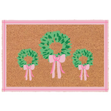 Rosy Wreaths Door Mat