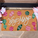 Very Merry Door Mat