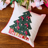Whimsical Tree Square Pillow