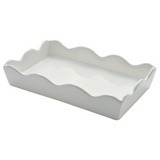 Ceramic Wave Guest Towel Tray