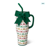 Christmas Bows Mega Mug 40oz