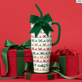 Christmas Bows Mega Mug 40oz