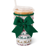 Christmas Bows Large Iced Cup Coolie