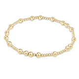 Hope Unwritten 4mm Bead Bracelet- Gold