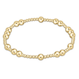 Hope Unwritten 5mm Bead Bracelet- Gold