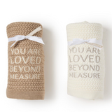 You Are Loved Embroidered Blanket