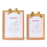 Golden Bow Photo Frames