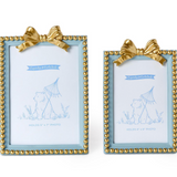 Golden Bow Photo Frames