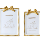 Golden Bow Photo Frames
