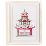 Pink Pagoda Wall Art