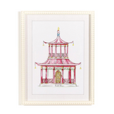 Pink Pagoda Wall Art
