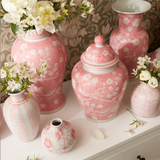 Pink Chinoiserie Vase