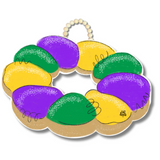 King Cake Door Hanger