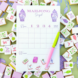 Mahjong Scorecard Pad- Taylor Tiles