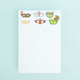 Mardi Gras Mask Notepad
