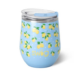 Lemon Meringue Stemless Wine Cup 12oz