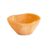 RESIN Sorbet Mini Wavy Round Bowl Tangerine