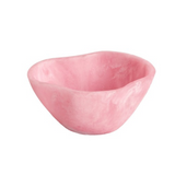 RESIN Sorbet Mini Wavy Round Bowl Raspberry