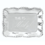 GIFTABLES Rectangle Tray Time to Mahj
