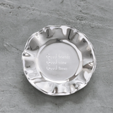 GIFTABLES Vento Wine Plate "Good friends, Good wine, Good times"