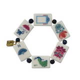 Blanc + Lapis Bracelet