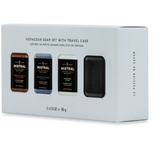 Mistral Men's Voyageur 3 Soap Set with Travel Case