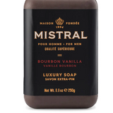 Mistral Men's Bar Soap Bourbon Vanilla 7 oz.