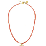 Susan Shaw: Alys Necklace with Gold Cross